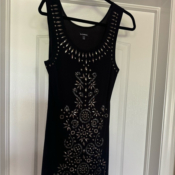 Black cocktail dress. Bolero for sale separately. $15 - Picture 2 of 2